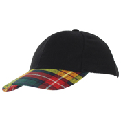 Cap, Hat, Baseball, TARTAN PEAK, PLAIN, Buchanan Tartan